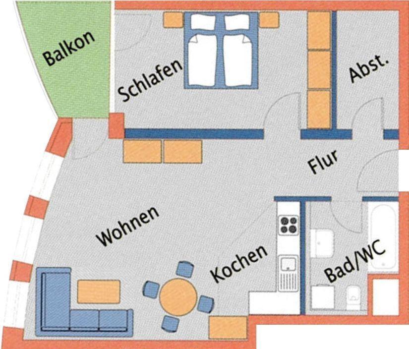 Strandhaus-Nordseebrandung-Fewo-B1-2 Apartment Cuxhaven Ngoại thất bức ảnh